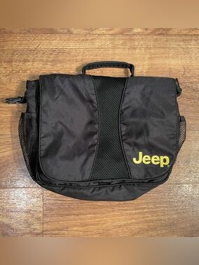 Jeep Black Tote Storage Organizer Bag For Baby Stroller or Travel Bag Jeep Vacay